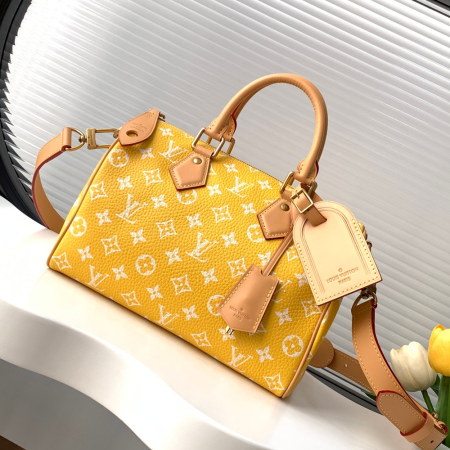루이비통 스피디 P9 반둘리에 25 옐로우 M24426