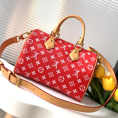 루이비통 스피디 P9 반둘리에 25 레드 M24425