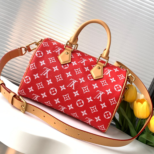 루이비통 스피디 P9 반둘리에 25 레드 M24425