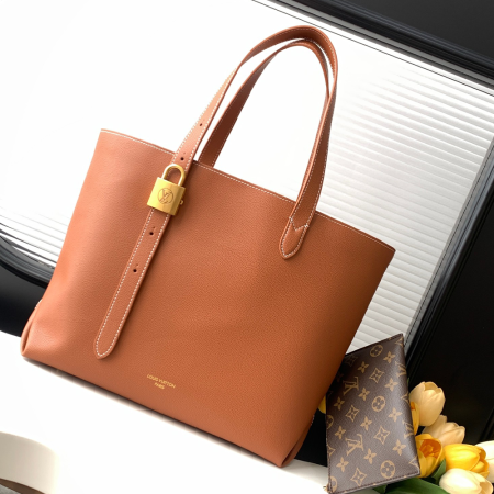 루이비통 로우 키 카바스 MM 브라운 M25341