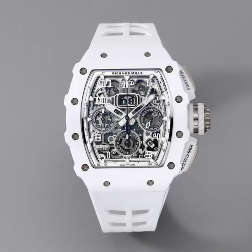 KV공장 리차드밀 르망 화이트 카본 케이스 한정판 / 화이트 러버밴드