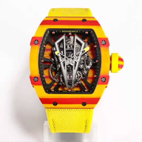 BBR공장 리차드밀 한정판 라파엘 나달 뚜르비옹 옐로우 카본 RM27-03