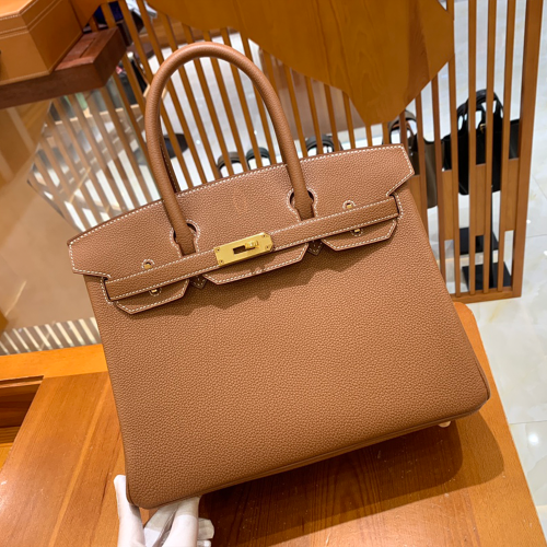 그린엘 에르메스 버킨 30 토고가죽 브라운 금장 버클