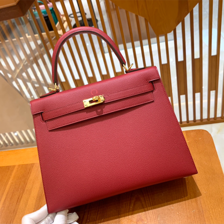 그린엘 에르메스 켈리 25 엡송 가넷 레드 골드 버클