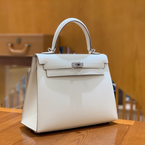 그린엘 에르메스 켈리 25 엡송 밀크셰이크 실버 버클