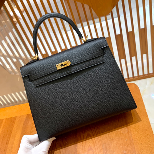 그린엘 에르메스 켈리 25 엡송 블랙 골드 버클