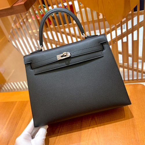 그린엘 에르메스 켈리 25 엡송 블랙 실버 버클