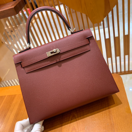 그린엘 에르메스 켈리 25 엡송 에르메스 레드 실버 버클