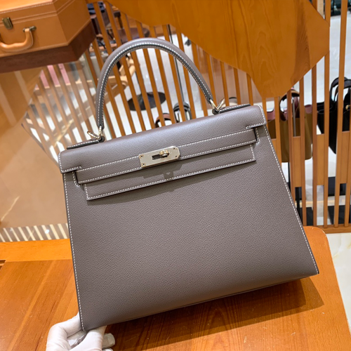 그린엘 에르메스 켈리 28 엡송 퓨터 그레이 실버 버클