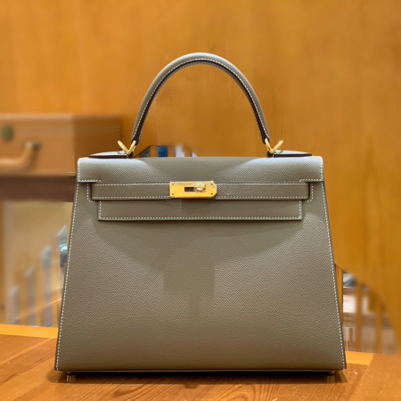 그린엘 에르메스 켈리 28 엡송 그레이 골드 버클