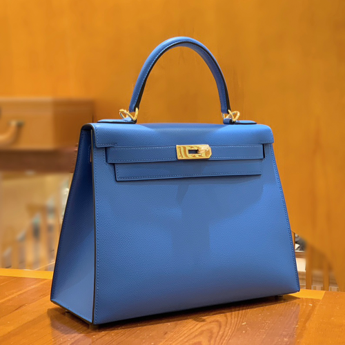 그린엘 에르메스 켈리 28 엡송 에게해 블루 골드 버클