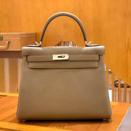 그린엘 에르메스 켈리 28 토고 바이마라네르 실버 버클