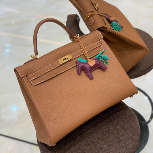 그린엘 에르메스 켈리32 토고 브라운 골드 버클