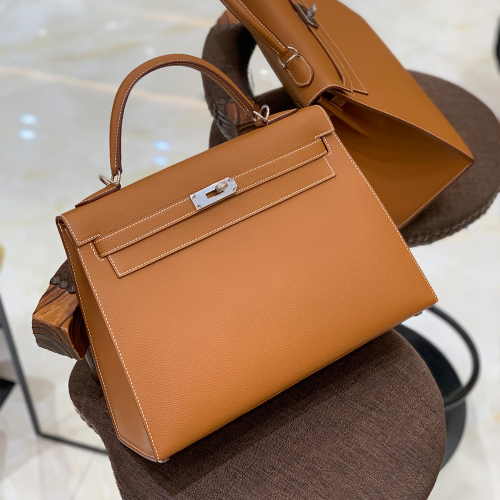 그린엘 에르메스 켈리32 엡송 브라운 실버 버클