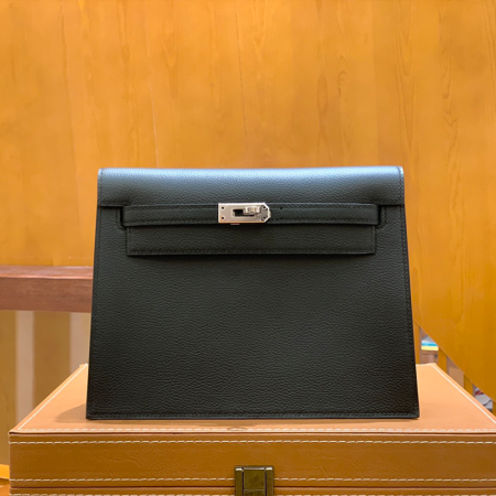 그린엘 에르메스 켈리 단스 블랙 실버 버클