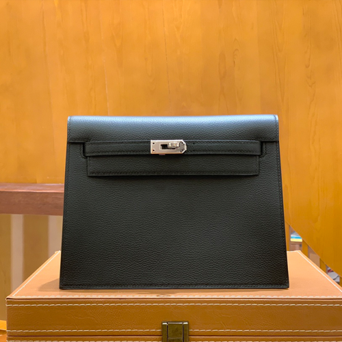 그린엘 에르메스 켈리 단스 블랙 실버 버클