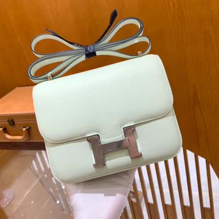 그린엘 에르메스 콘스탄스 18 엡송 버블 그린 실버 버클