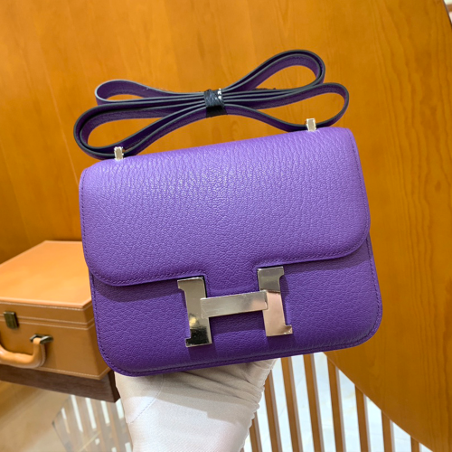 그린엘 에르메스 콘스탄스 18 엡송 판타지 퍼플 실버 버클