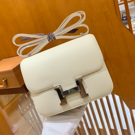 그린엘 에르메스 콘스탄스 18 엡송 밀크셰이크 실버 버클