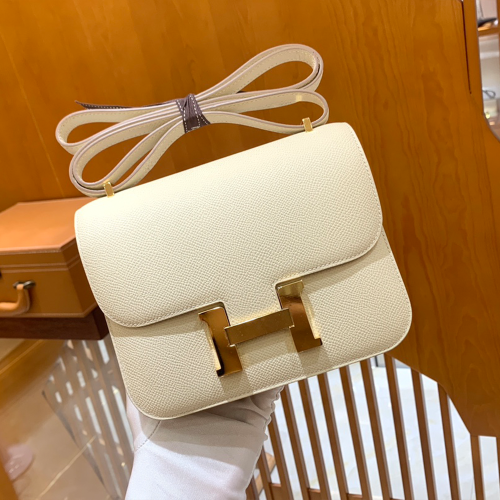 그린엘 에르메스 콘스탄스 18 엡송 밀크셰이크 골드 버클