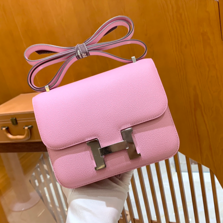 그린엘 에르메스 콘스탄스 18 엡송 맬로 퍼플 실버 버클