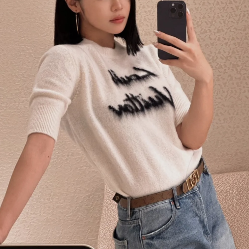 루이비통 모헤어 브러시드 니트