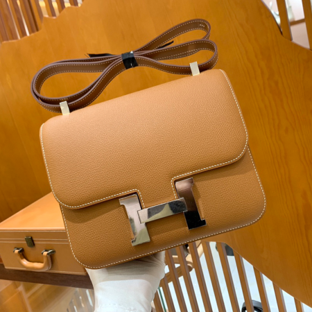 그린엘 에르메스 콘스탄스 24 엡송 브라운 실버 버클