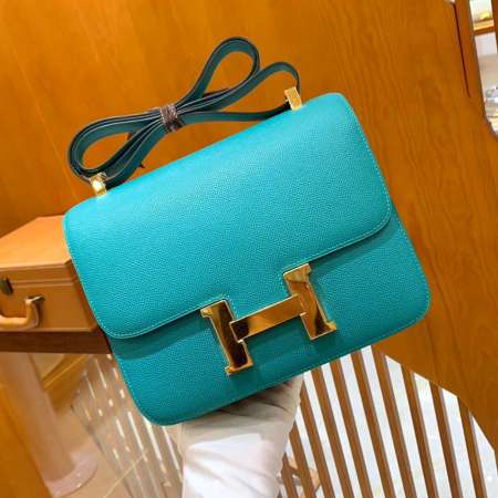 그린엘 에르메스 콘스탄스 24 엡송 베로나 그린 골드 버클