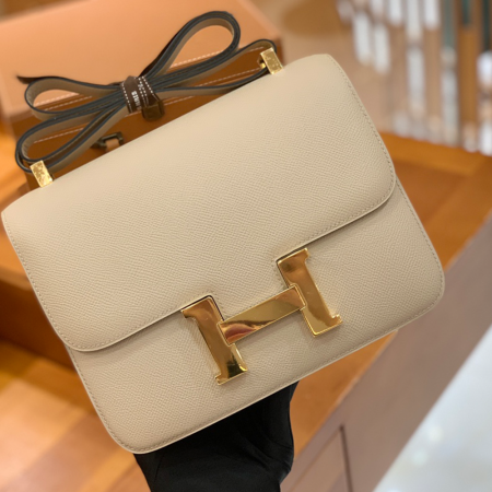 그린엘 에르메스 콘스탄스 24 엡송 트렌치 그레이 골드 버클