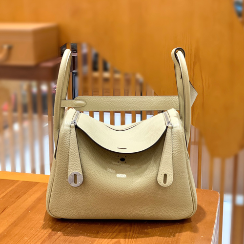 그린엘 에르메스 린디 26 윈드 그레이 실버 버클