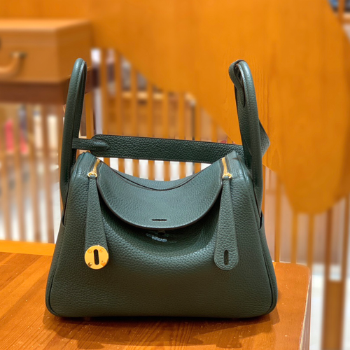 그린엘 에르메스 린디 26 사이프러스 그린 골드 버클