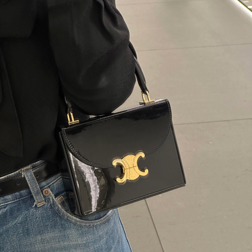 셀린느 블랑딘 스몰 토트백 블랙 118593