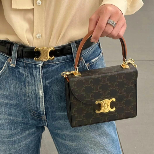 셀린느 블랑딘 스몰 토트백 탄 118593