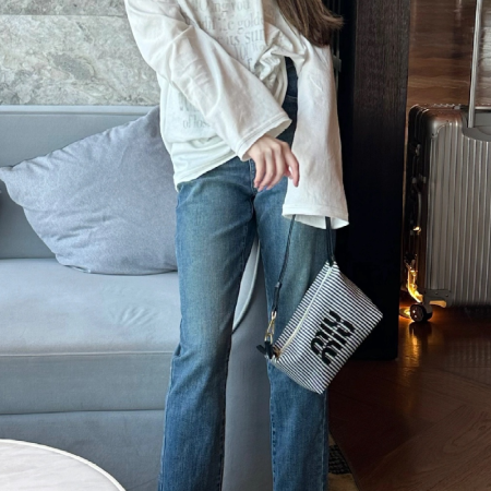 미우미우 스피릿 패브릭 미니 백