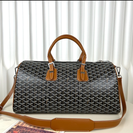 고야드 보스턴백 45 백 블랙 탄