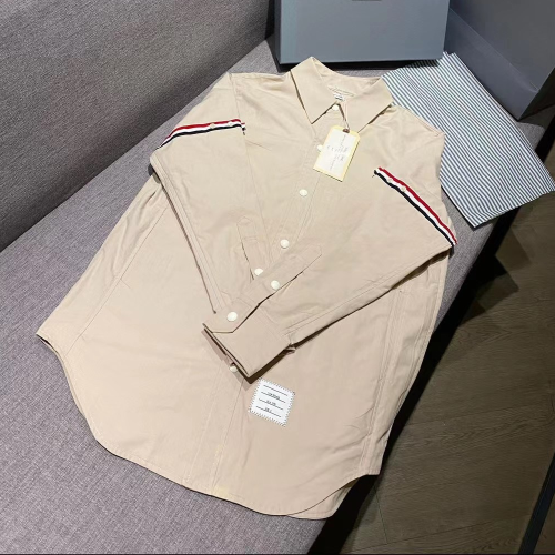 톰브라운 더블 슬리브 웨빙 셔츠