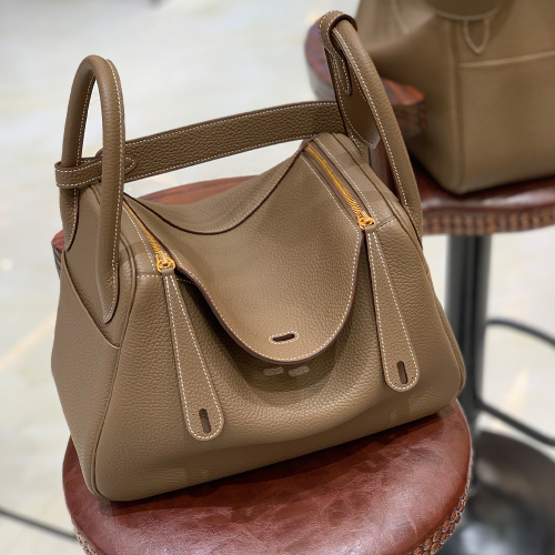 그린엘 에르메스 린디 30 그레이 골드 버클