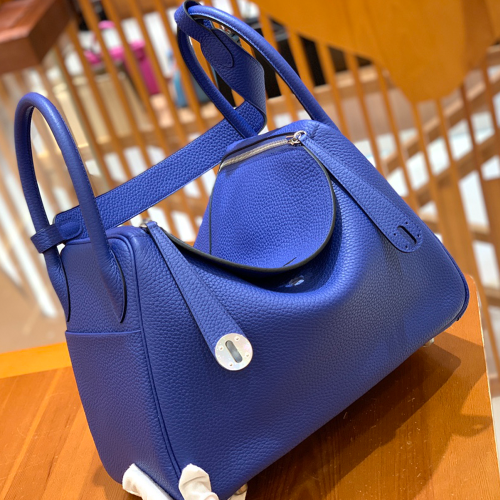 그린엘 에르메스 린디 30 일렉트릭 블루 실버 버클