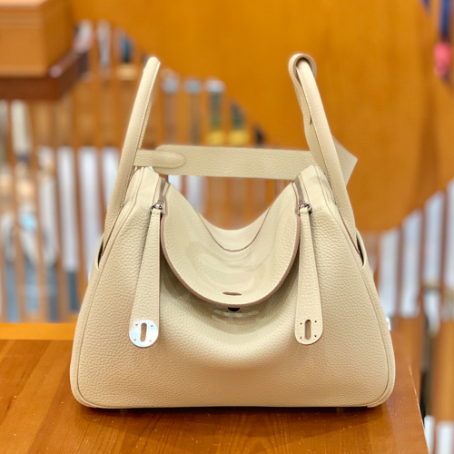 그린엘 에르메스 린디 30 밀크셰이크 실버 버클