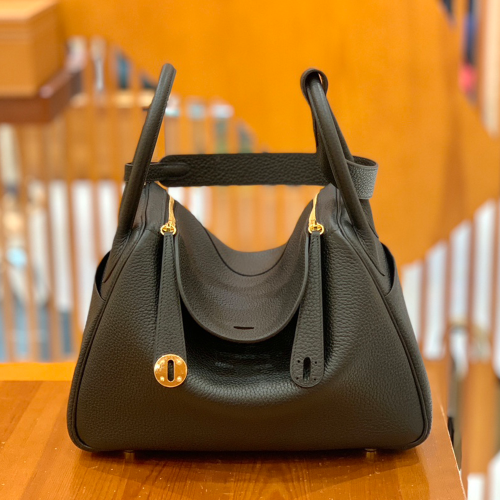 그린엘 에르메스 린디 30 블랙 골드 버클