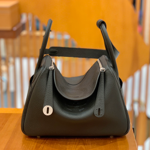 그린엘 에르메스 린디 30 블랙 실버 버클