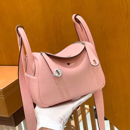 그린엘 에르메스 린디 미니 사쿠라 핑크 실버 버클
