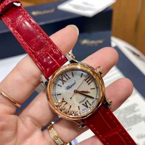 HW공장 쇼파드 해피 스포트 자개 다이얼 33mm 275378-5005