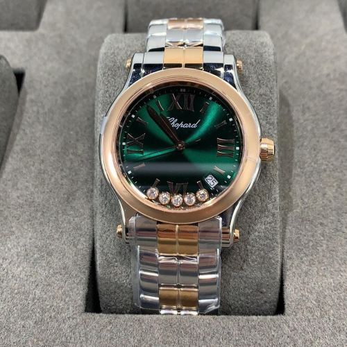 NR공장 쇼파드 해피 스포트 그린 다이얼 36mm 275378