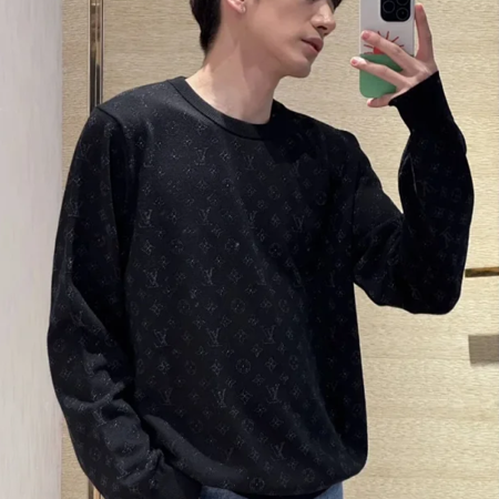 루이비통 모노그램 엠벨리시드 울 이브닝 크루넥