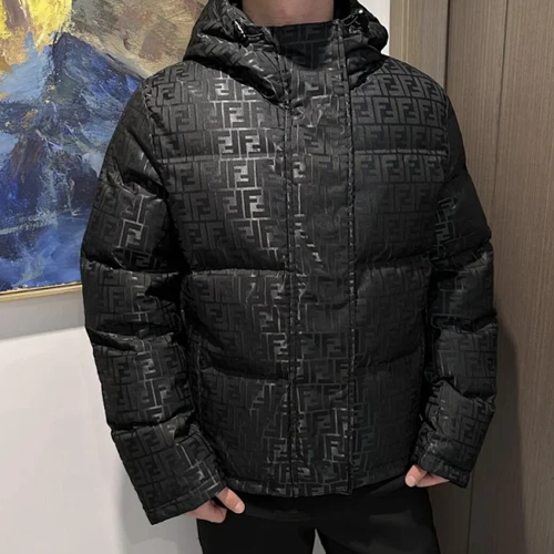 펜디 FF 패턴 후드 패딩 FAN129AK9Z F0GME