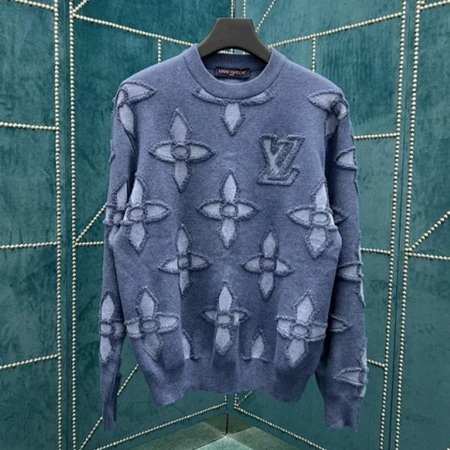 루이비통 텍스처드 코튼 크루넥