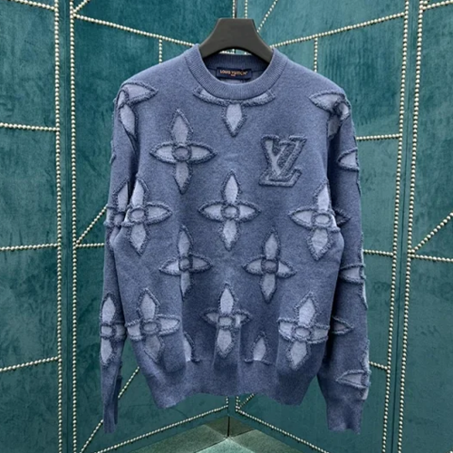 루이비통 텍스처드 코튼 크루넥