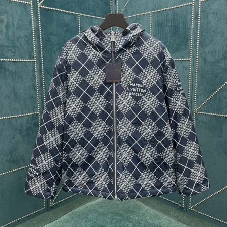 루이비통 데님 플리스 블루종