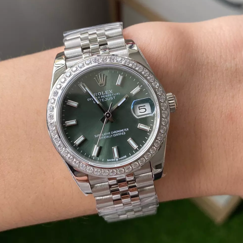 A+공장 롤렉스 데이저스트 그린 다이얼 다이아 베젤 콤비 31mm m278384rbr